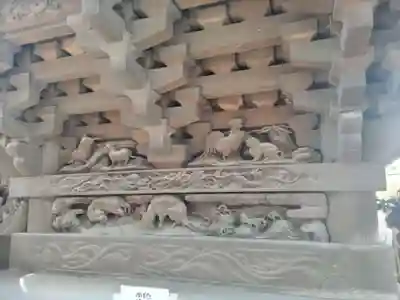 舎人氷川神社の芸術