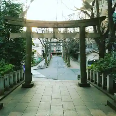 金王八幡宮の鳥居
