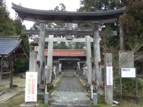 小鴨神社の鳥居