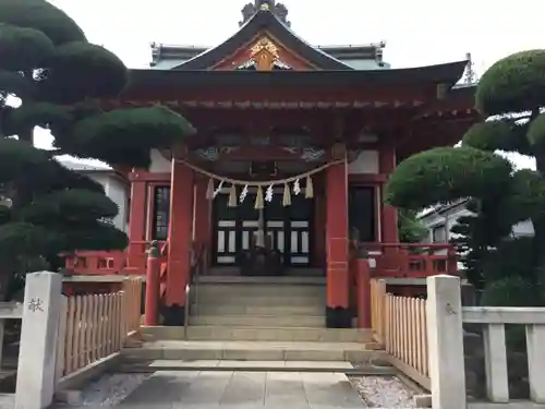 小村田氷川神社の本殿