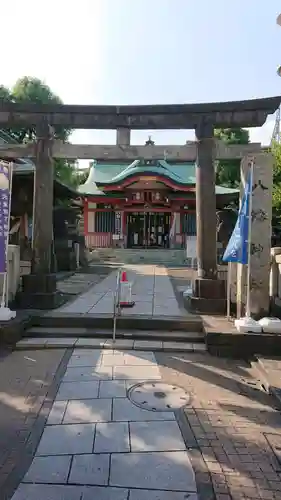 鮫州八幡神社の鳥居