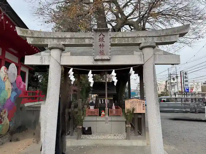 越谷香取神社の鳥居