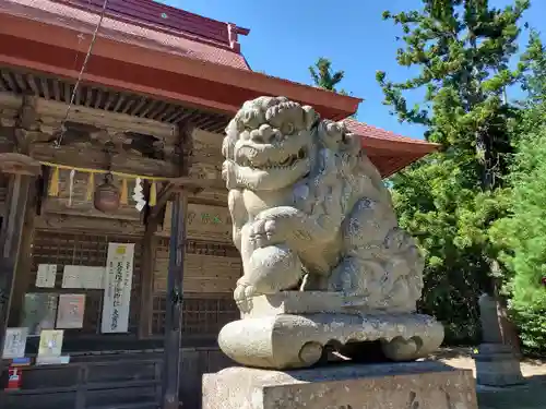 隠津島神社の狛犬