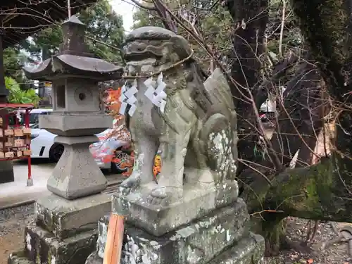 鴨島八幡神社の狛犬