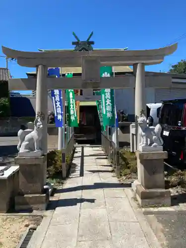 加賀屋天満宮の鳥居