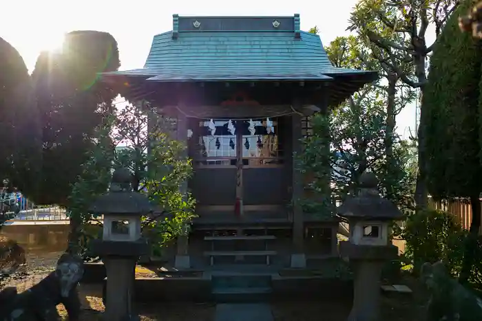 花栗伏見稲荷神社の本殿