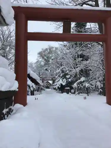 永山神社の鳥居