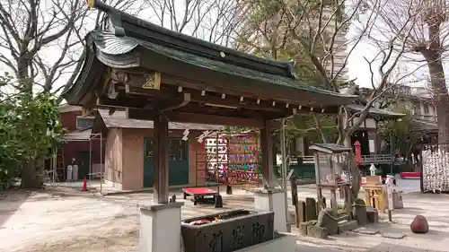越谷香取神社の手水舎