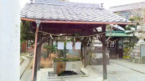 天神神社（柳津天神神社）の手水舎