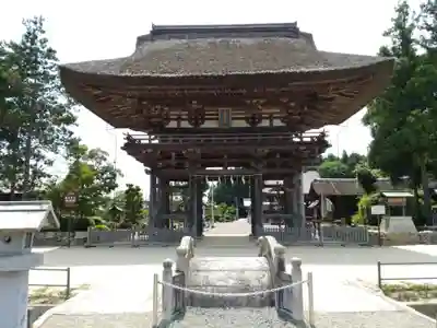 苗村神社の山門・神門