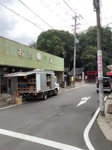 山神社・お福稲荷社・白龍大神の周辺