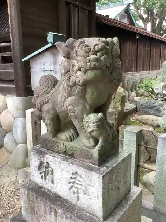 羊神社の狛犬