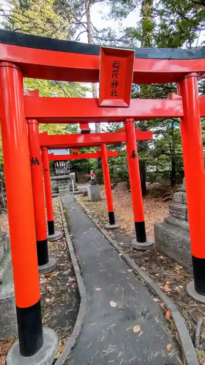 富良野神社の鳥居