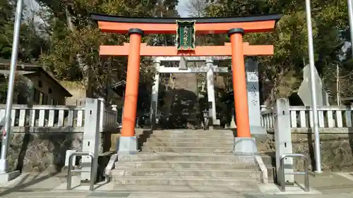 五所八幡宮の鳥居