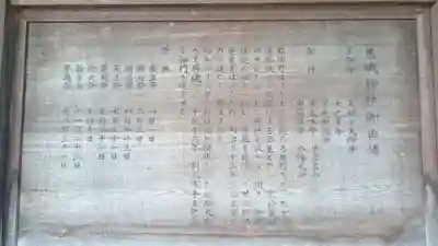 黒磯神社の歴史