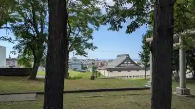 留萌神社の景色