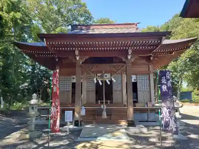 阿久津「田村神社」(郡山市阿久津町)旧社名:伊豆箱根三嶋三社の本殿・本堂