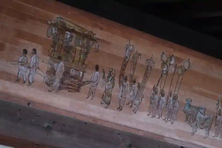 泉穴師神社の芸術