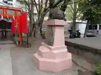 木場 洲﨑神社の狛犬