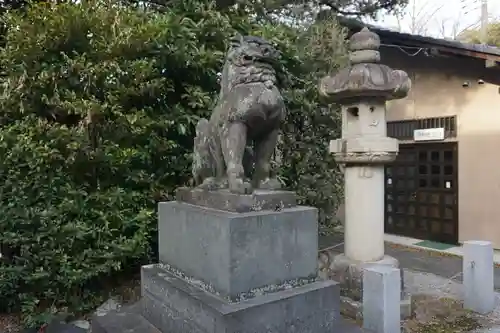 忍　諏訪神社・東照宮　の狛犬