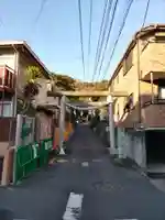 山の根熊野神社の鳥居