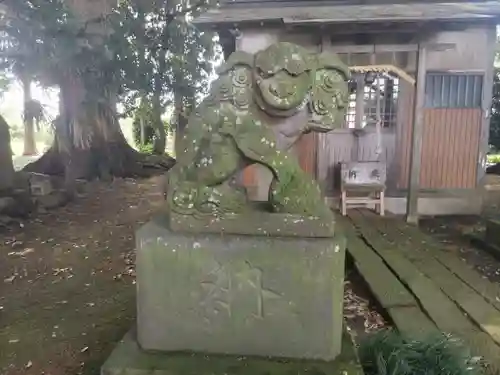 都部八坂神社の狛犬