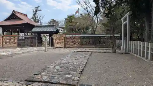 飯野八幡宮の庭園