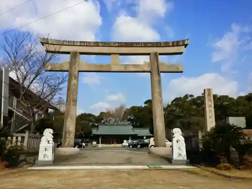 熊本縣護國神社の鳥居