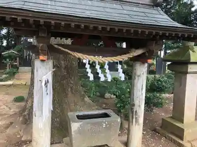弓田香取神社の手水舎