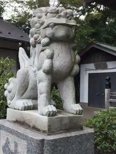 寒川社の狛犬