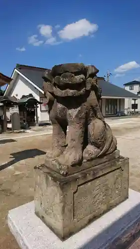 高靇神社の狛犬