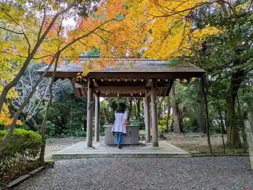 縣居神社の手水