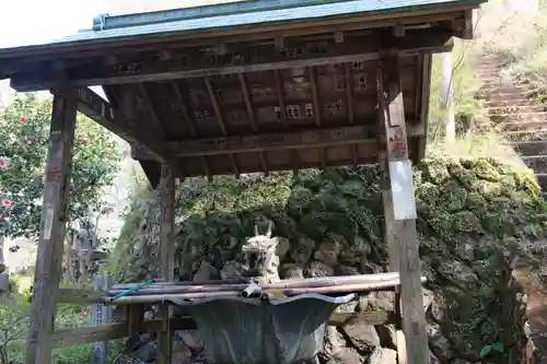 施福寺の手水