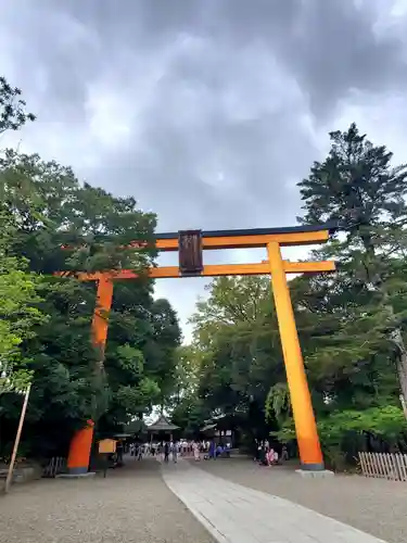 川越氷川神社の鳥居