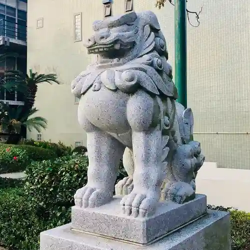 城岡神社の狛犬