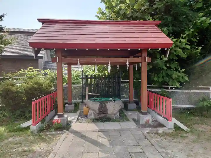 潮見ヶ岡神社の手水舎