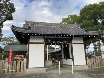 粟津天満神社の山門・神門
