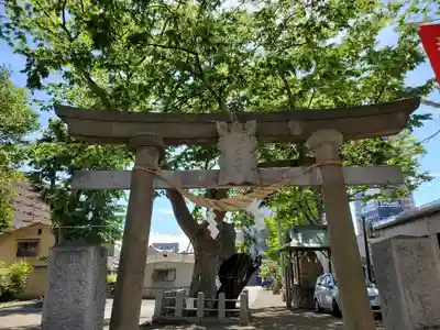 阿邪訶根神社の鳥居