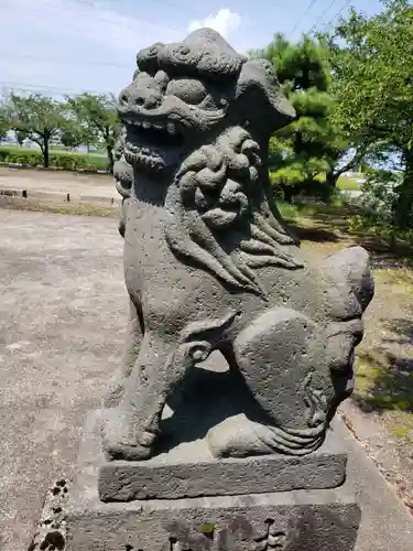 八幡社の狛犬