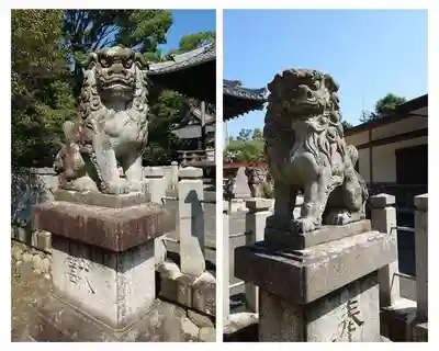 鎭國守國神社の狛犬