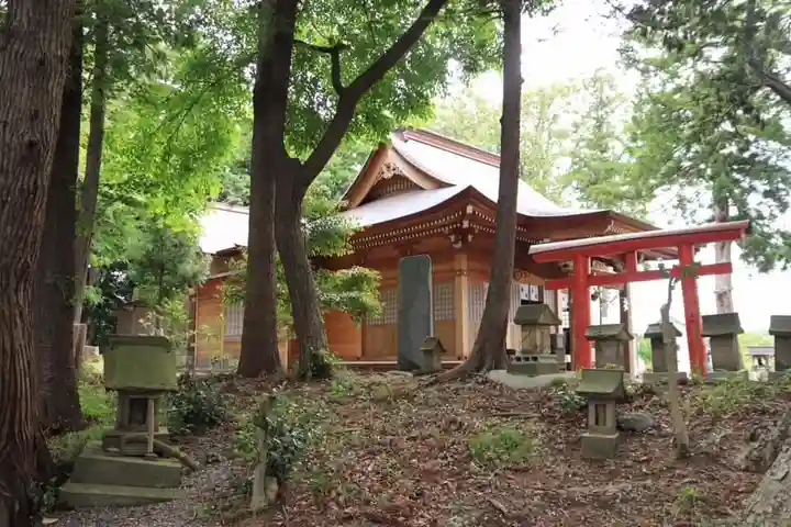 阿久津「田村神社」(郡山市阿久津町)旧社名:伊豆箱根三嶋三社の本殿・本堂