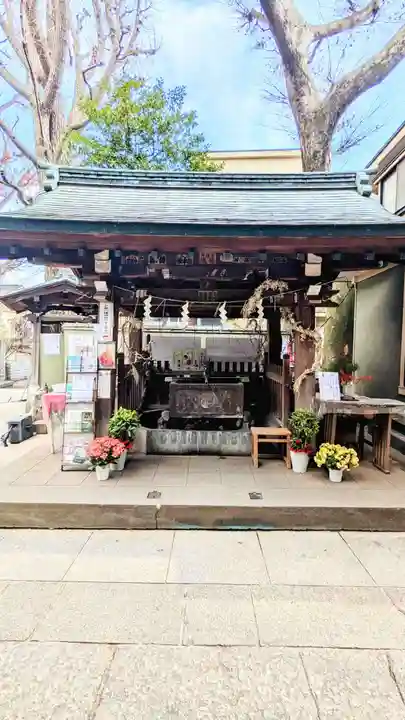 戸越八幡神社の手水舎