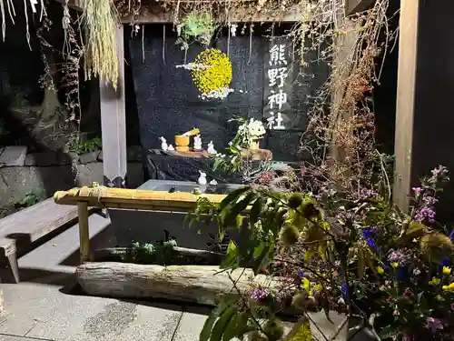 東海市熊野神社の手水舎