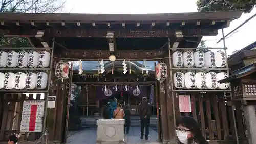 下谷神社の山門・神門