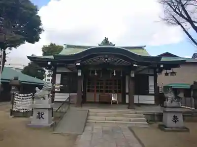 長柄八幡宮の本殿・本堂