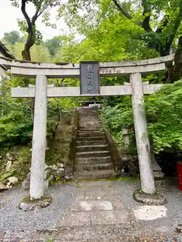 龍田神社の鳥居