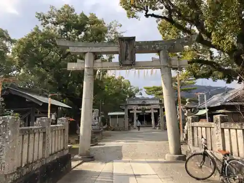 大麻比古神社の鳥居