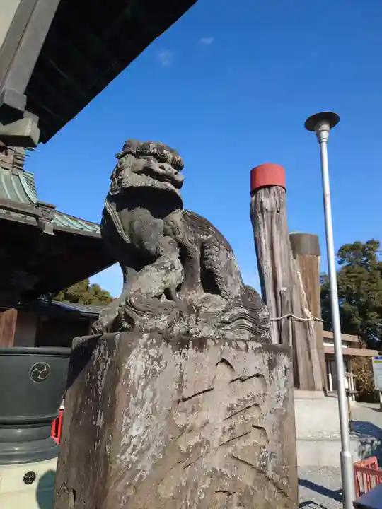 板倉雷電神社の狛犬