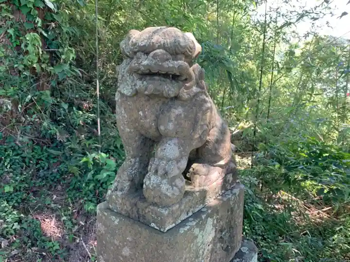 男金神社の狛犬