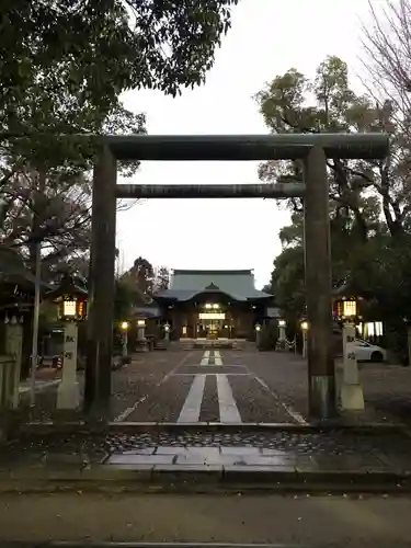 溝旗神社（肇國神社）の鳥居